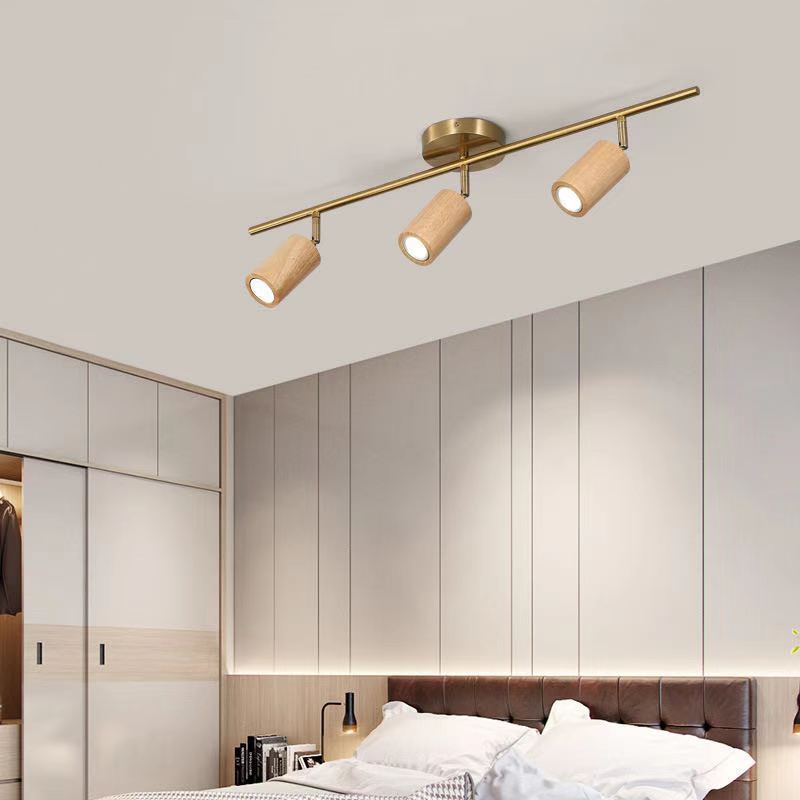 Elvarena Holz-LED-Spotschiene