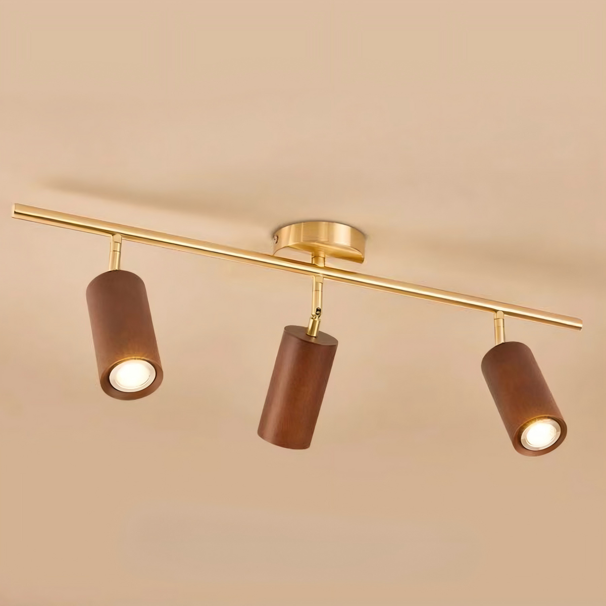 Elvarena Holz-LED-Spotschiene