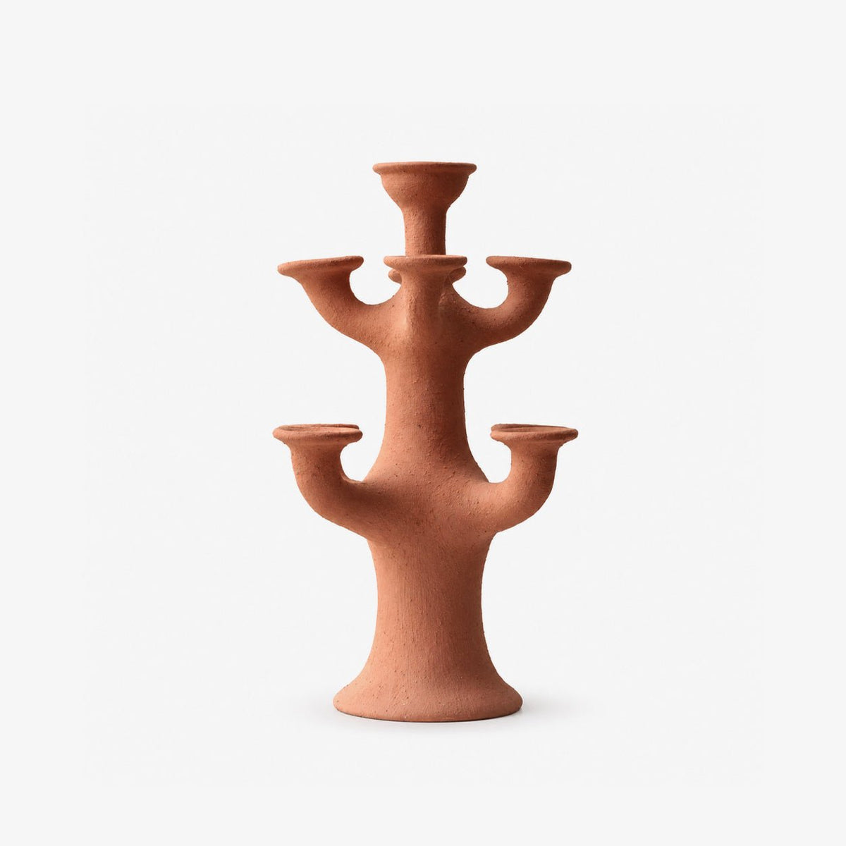 Terracotta Kerzenleuchter