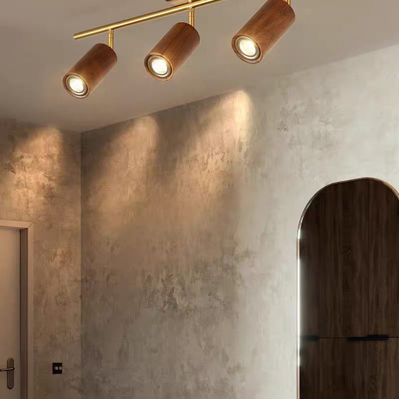 Elvarena Holz-LED-Spotschiene