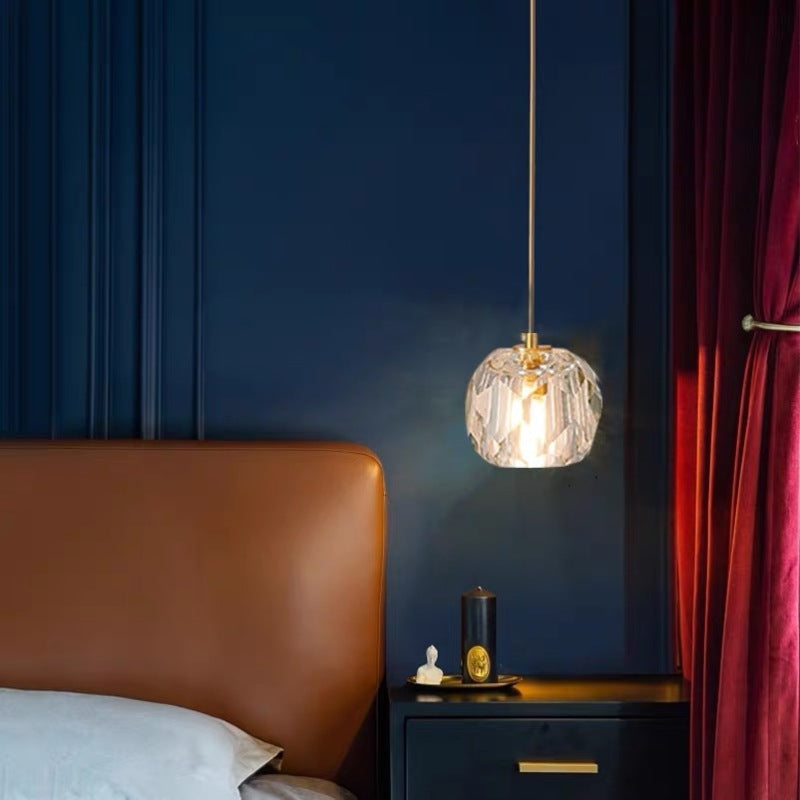 Kristy Modern LED Pendelleuchte Weiß/Gold Schlafzimmer/Wohnzimmer