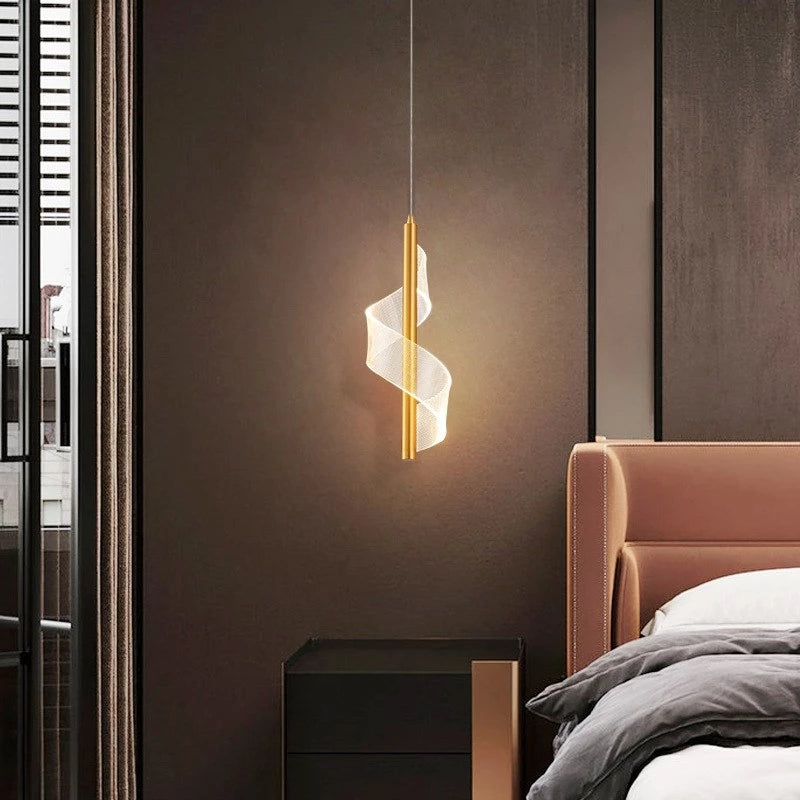 Arisha Vintage LED Pendelleuchte Bogen Schlaf/Esszimmer Metall