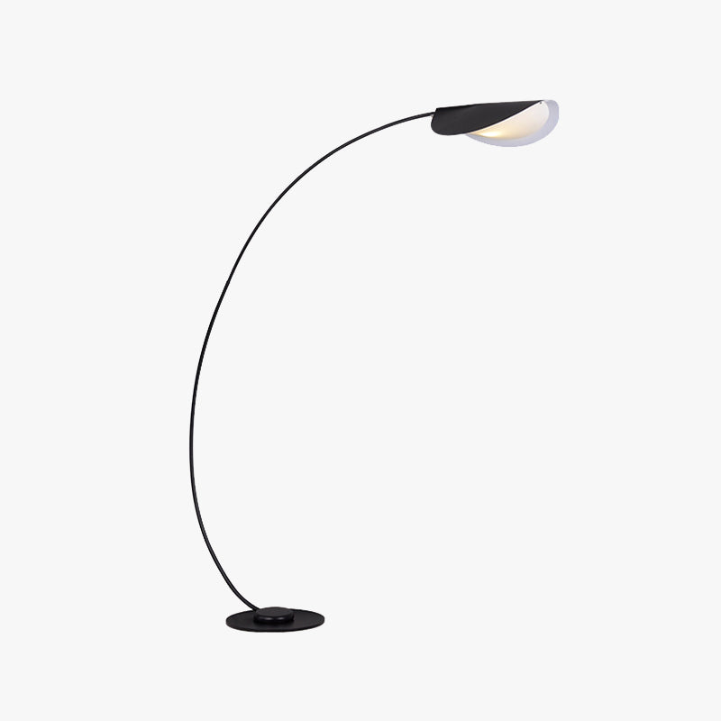 Arisha Modern Linear Schale LED Stehlampe Schwarz Esstisch/Schlaf/Wohnzimmer Metall
