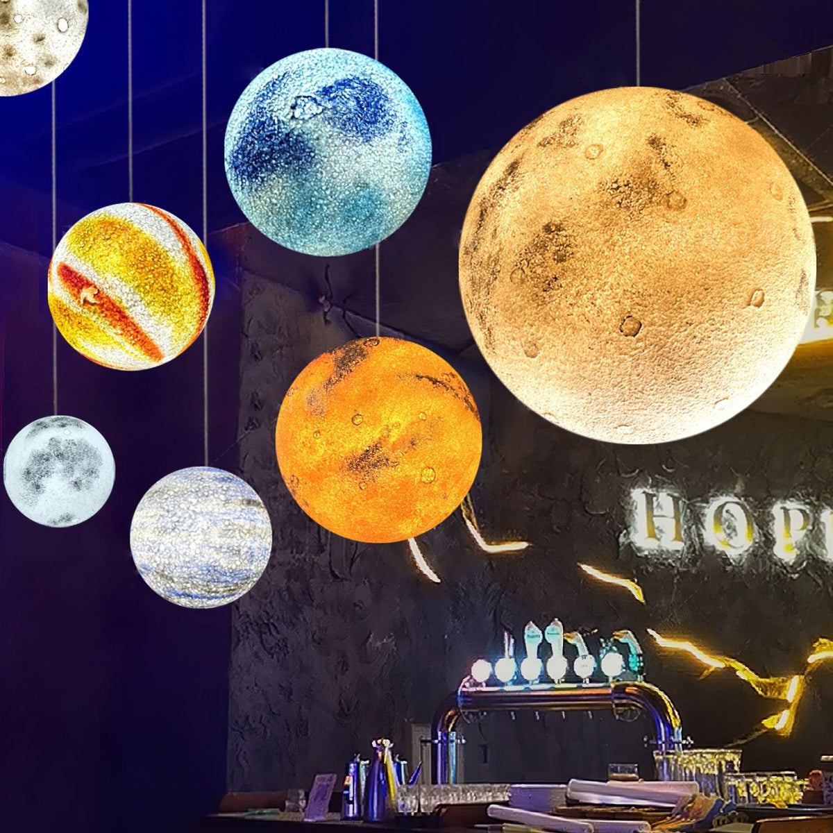 CosmoSphere Planetary Pendelleuchte