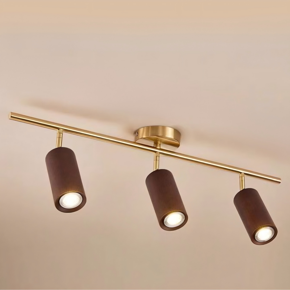 Elvarena Holz-LED-Spotschiene