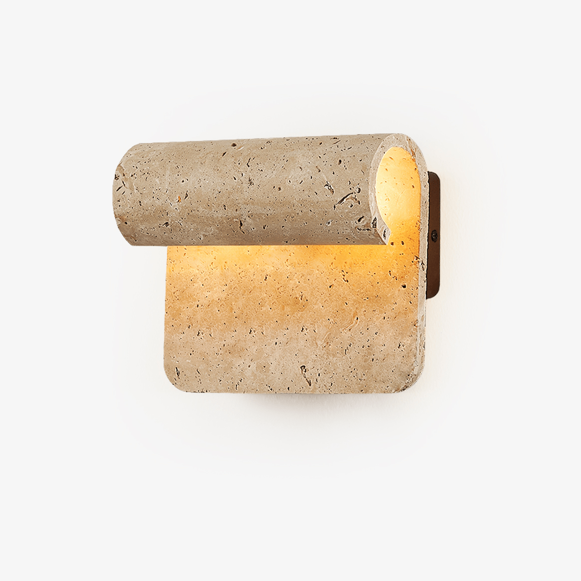 Vaelan Travertine Arc Wandleuchte