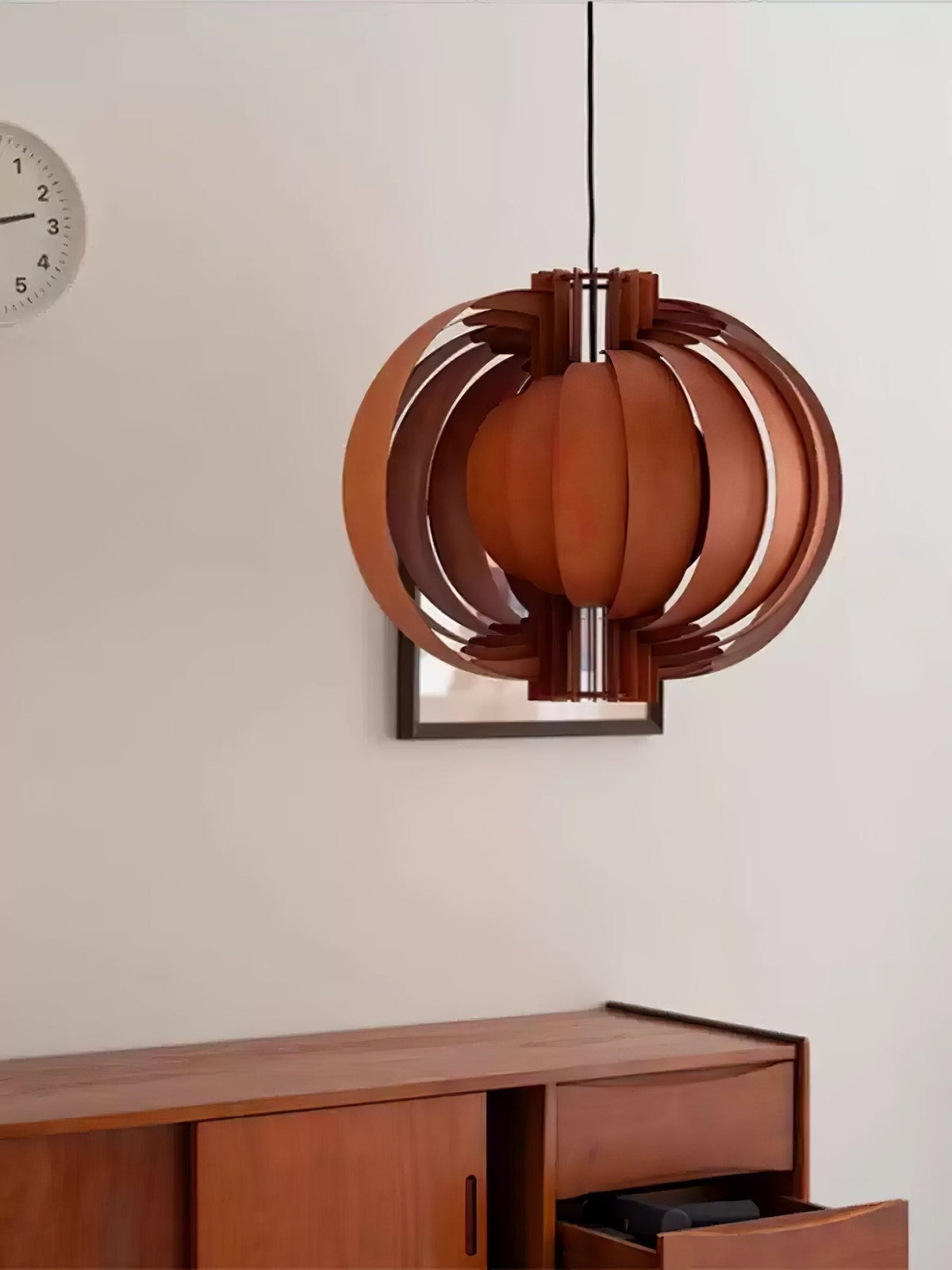 Ivraeus Premium Elegance Ring Pendelleuchte aus Holz