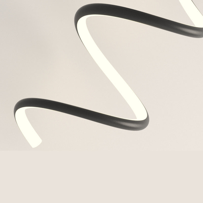Arisha Minimalistische LED Wandleuchte Ess/Wohnzimmer Schwarz/Weiß