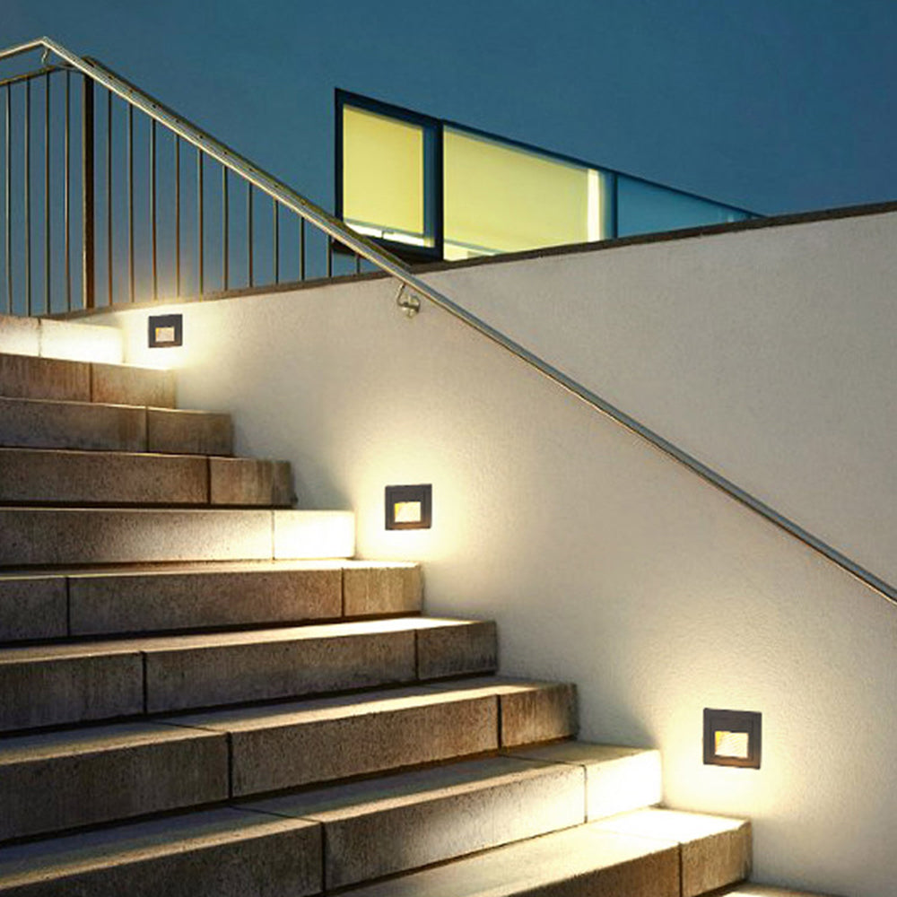 Ray Modern LED Außenwandleuchte Metall Acryl Garten Terrasse