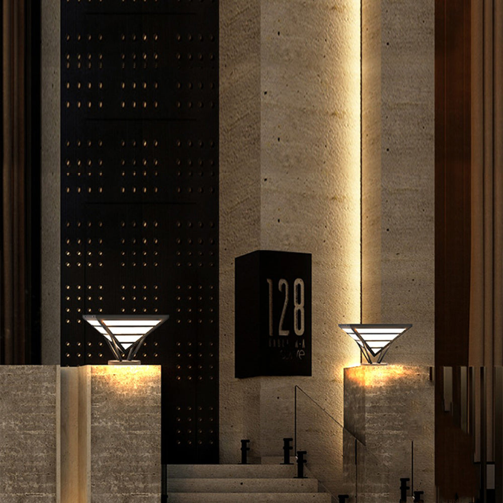 Ray Modern LED Außenleuchte Schwarz Garten/Terrasse/Balkon