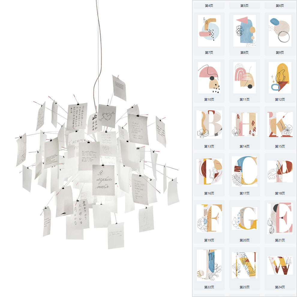 Luninena Kronleuchter Nordic Notes