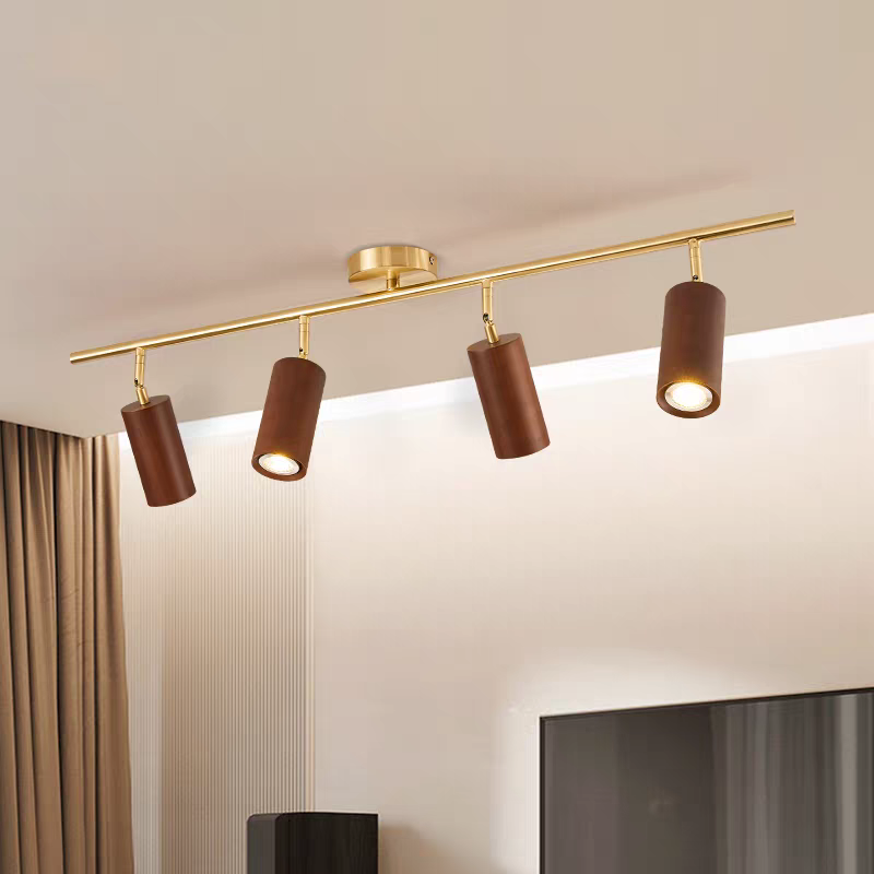 Elvarena Holz-LED-Spotschiene