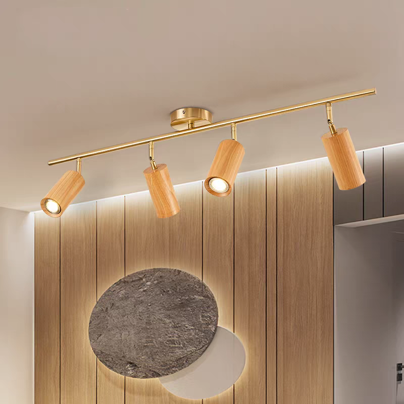 Elvarena Holz-LED-Spotschiene
