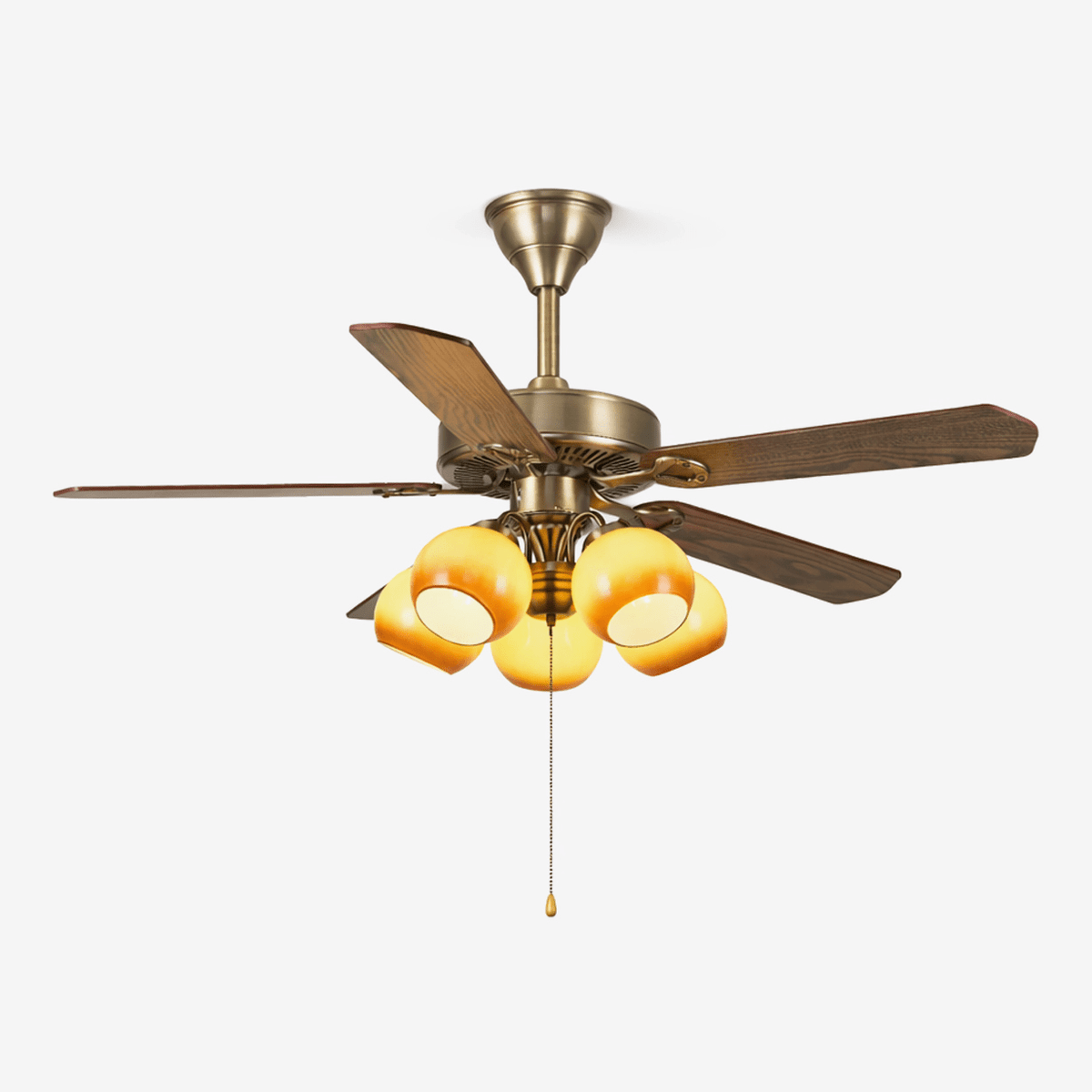 Beaumont Vintage Deckenventilator mit Beleuchtung