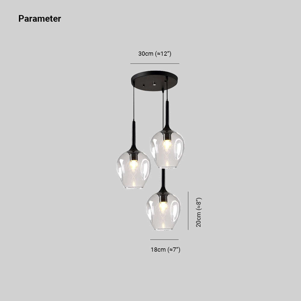 Valentina Pendelleuchte Cluster , 5 Farben