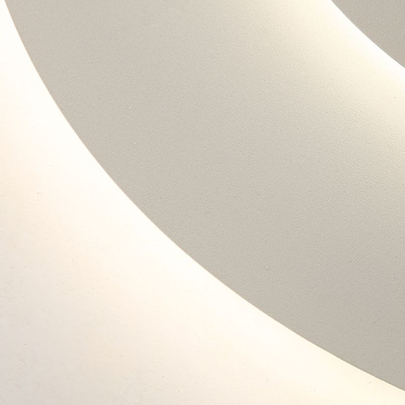 Arisha   Deckenleuchte Modern Rund LED Weiß Wohn/Schlafzimmer D50CM