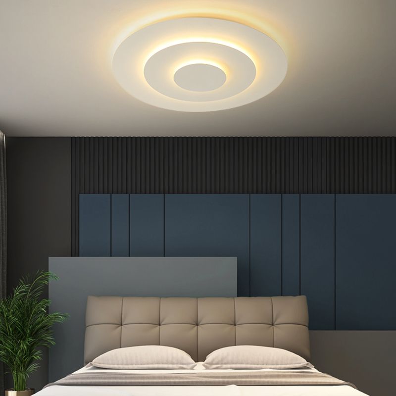 Arisha   Deckenleuchte Modern Rund LED Weiß Wohn/Schlafzimmer D50CM