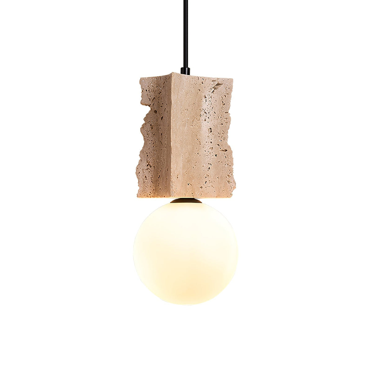 Travertine Raw Edge Pendelleuchte