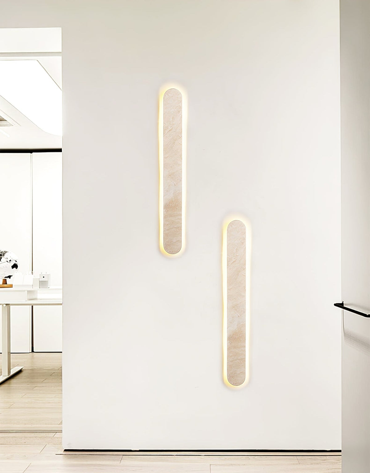 Elraee Travertine Wandleuchte