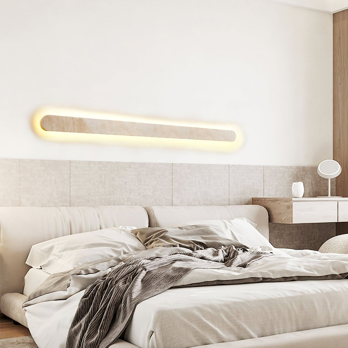 Elraee Travertine Wandleuchte