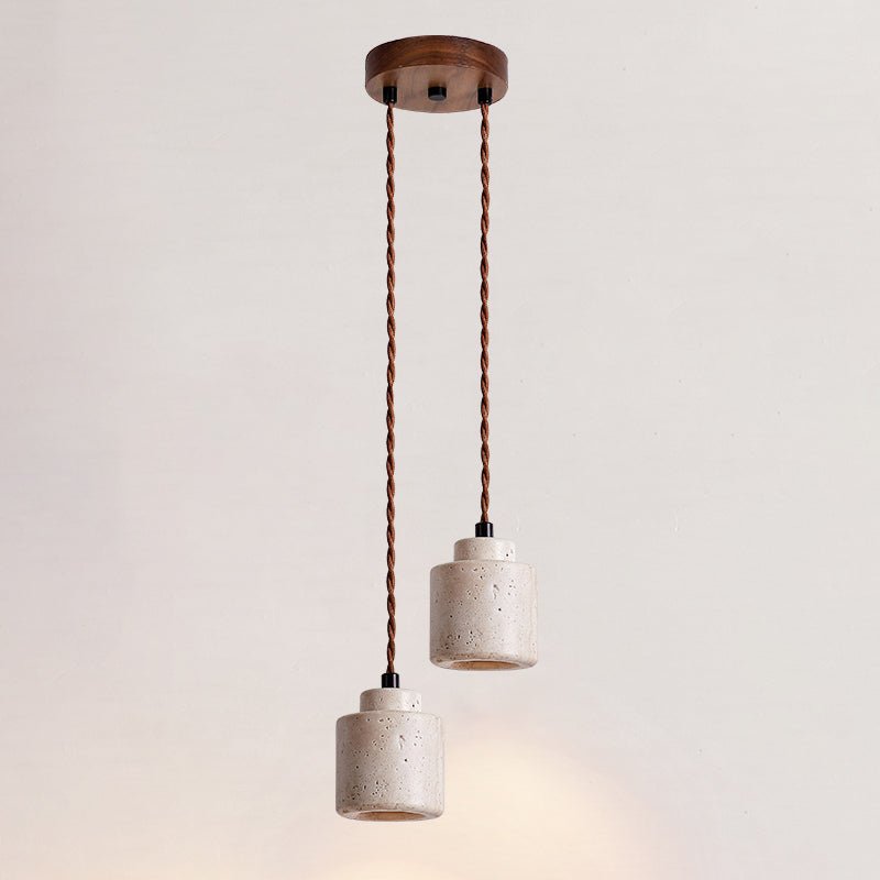 Elemental Travertin Mini Pendelleuchte