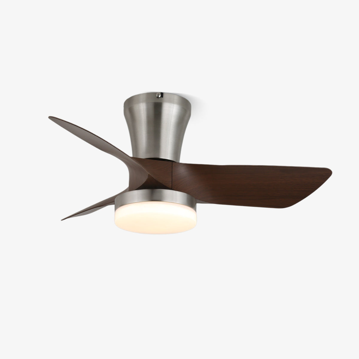 Trivon Deckenventilator mit Beleuchtung aus Holz
