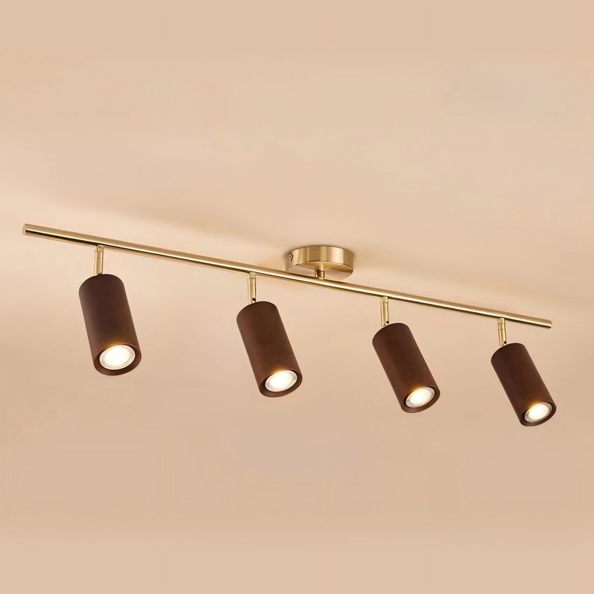 Elvarena Holz-LED-Spotschiene