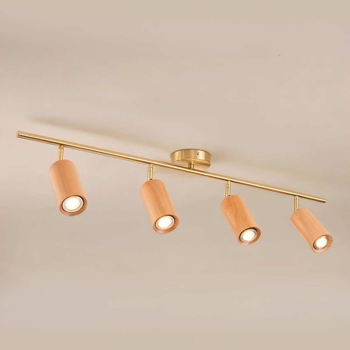Elvarena Holz-LED-Spotschiene