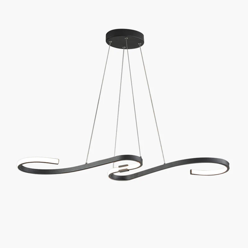 Arisha Modern LED Pendelleuchte Weiß/Schwarz Dimmbar/Schlafzimmer