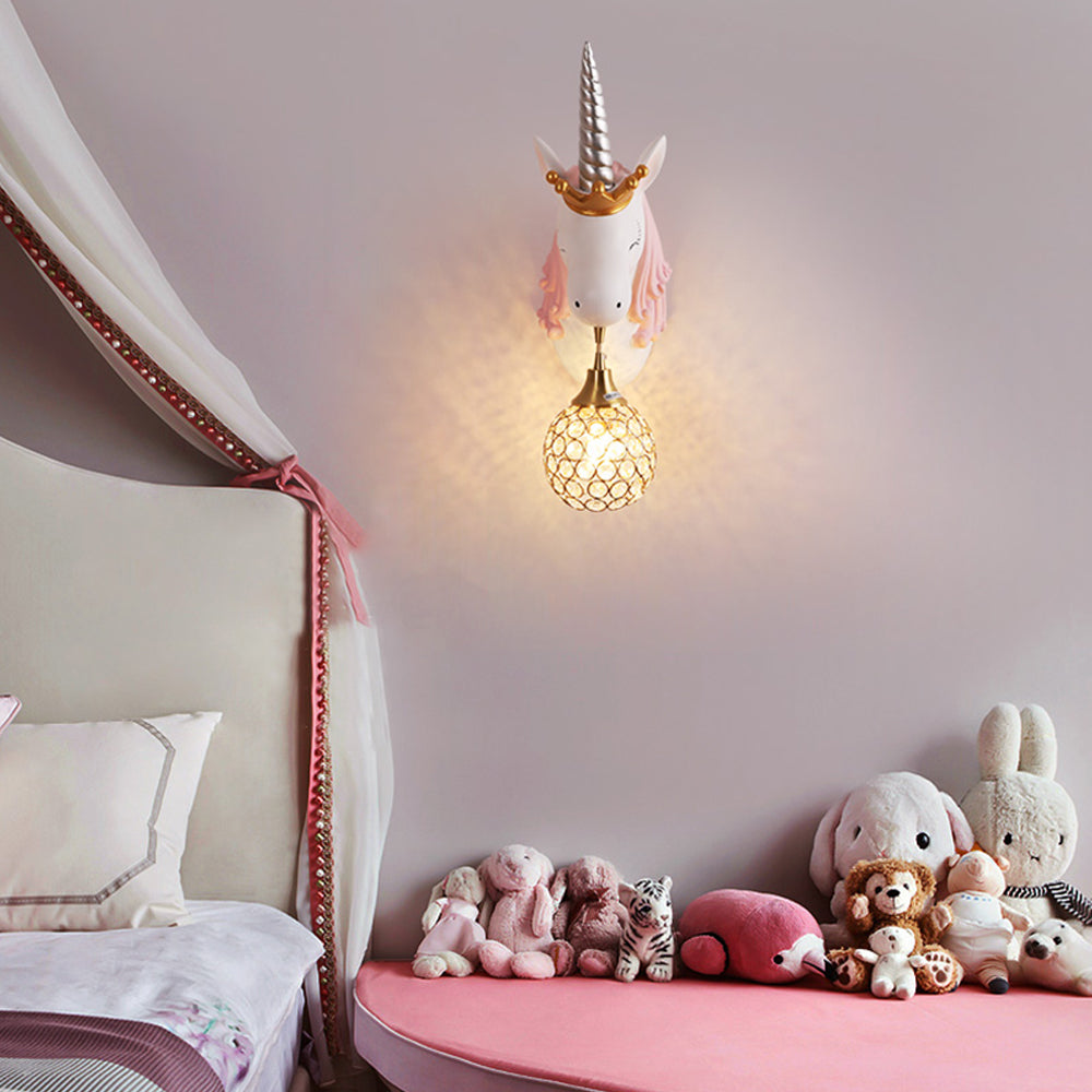 Aria Wandlecuhte Einhorn Rosa & Blau Kinderzimmer