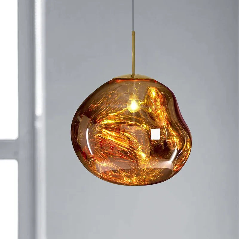 Valentina Melt  Pendelleuchte in Lavaoptik