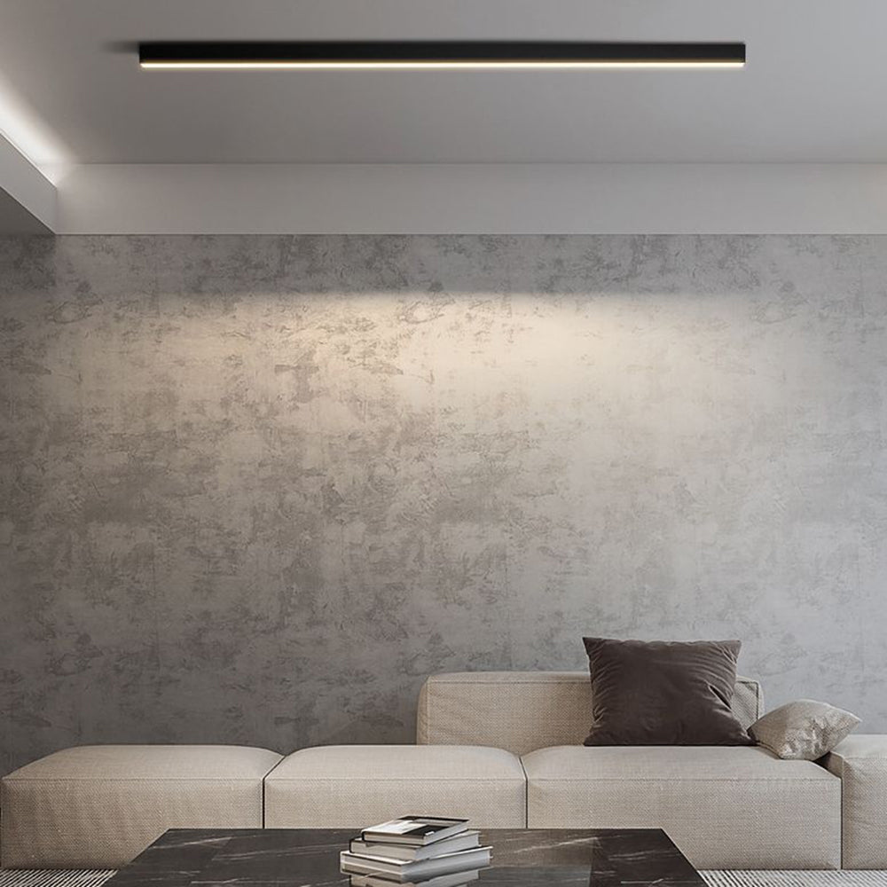 Arisha Deckenleuchte Linear  Modern  LED Schwarz Wohnzimmer Metall