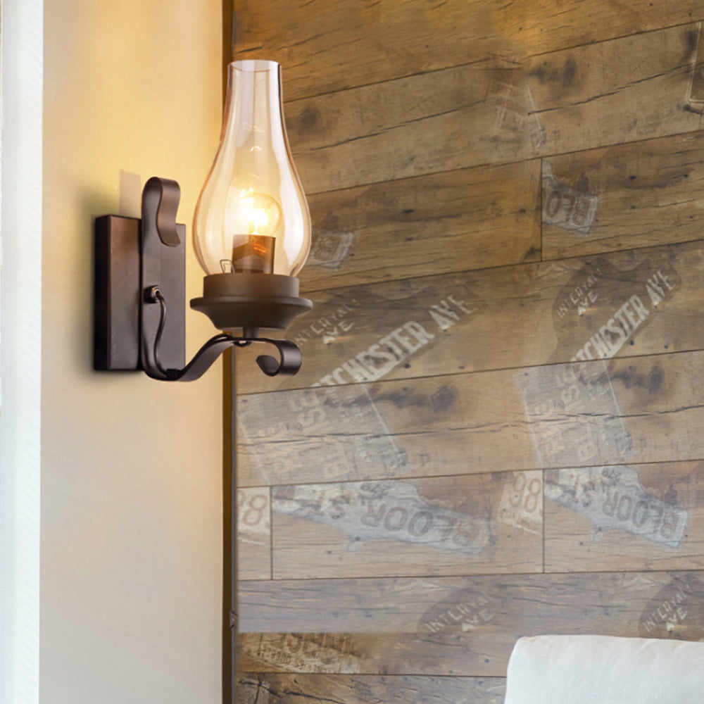Silva Designer LED Wandlampe Wohnzimmer/Schlafzimmer Holz/Metall