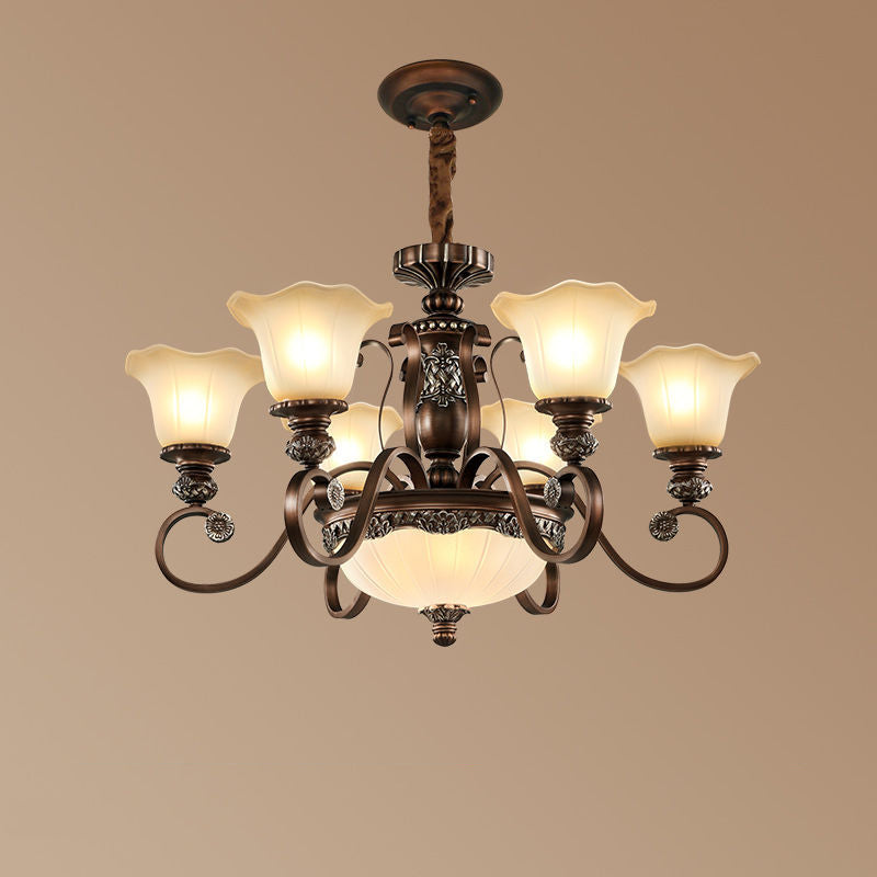 Arisha Retro Kreativ Pendelleuchte Metall Glas Wohnzimmer Schlafzimme