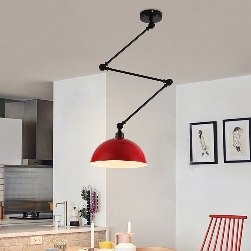 Aria Modern LED Pendelleuchte Schwarz/Rot/Gelb/Grün Ess/Wohn/Schlafzimmer Metall