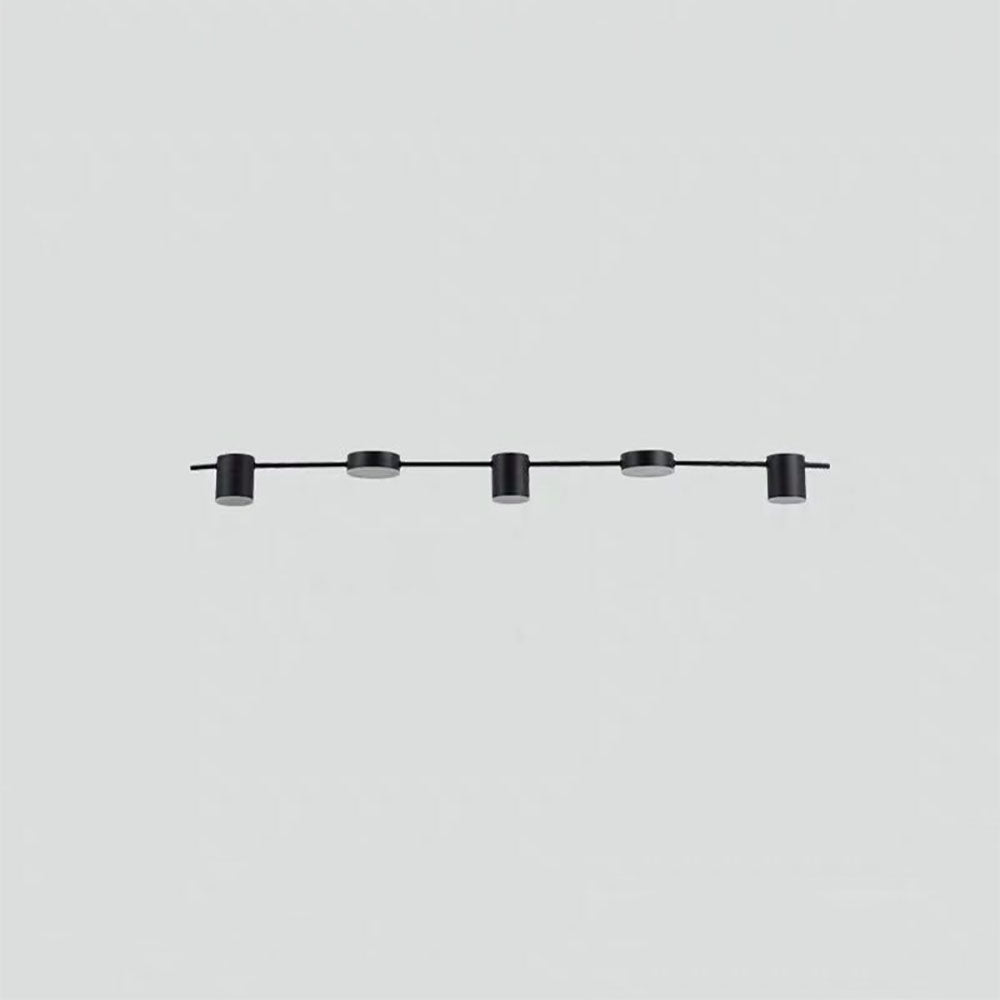 Arisha Minimalistische Multi Metall Pendelleuchte, Schwarz/Gold