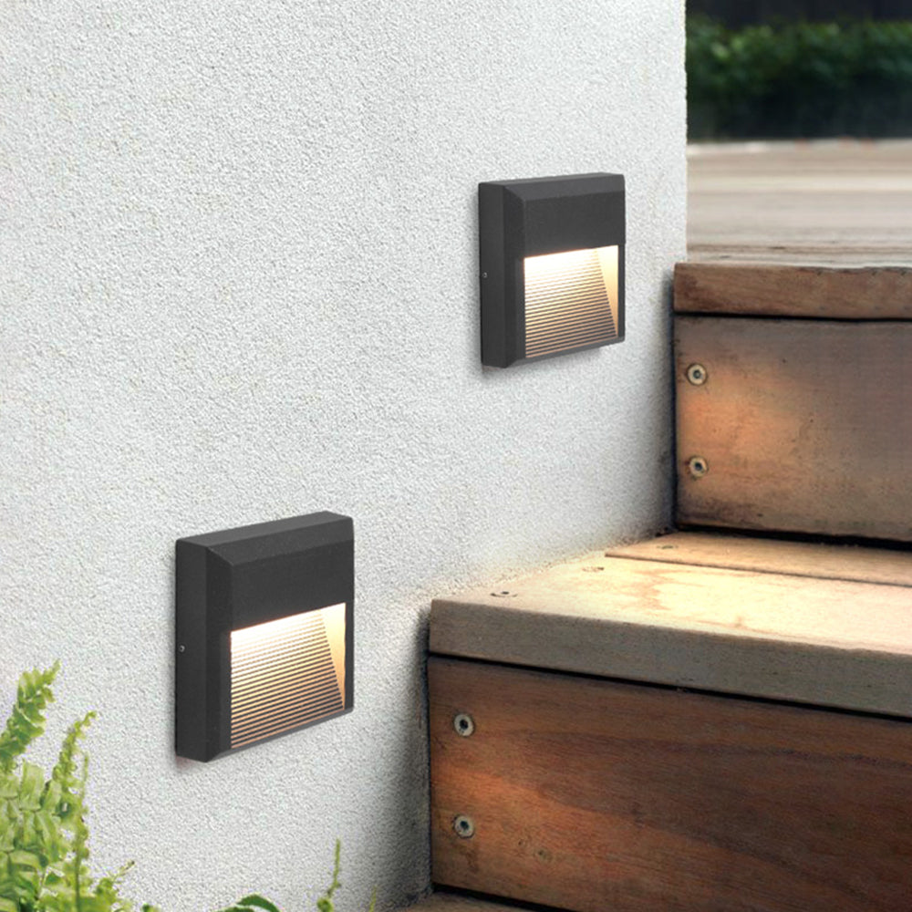 Ray Modern Außenleuchte Garten Metall Acryl Treppenhaus Terrasse