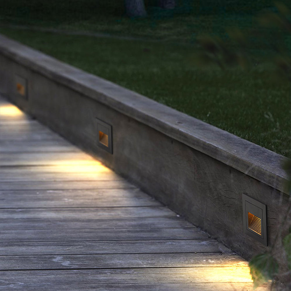 Ray Modern LED Außenwandleuchte Metall Acryl Garten Terrasse
