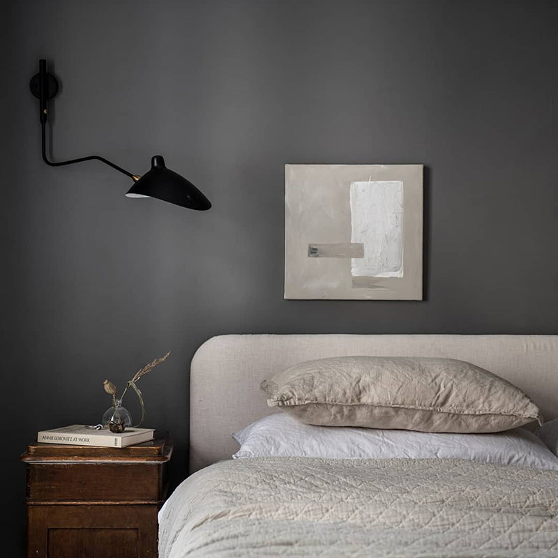 Arisha Modern LED Wandleuchte Schwarz Wohn/Schlafzimmer Metall