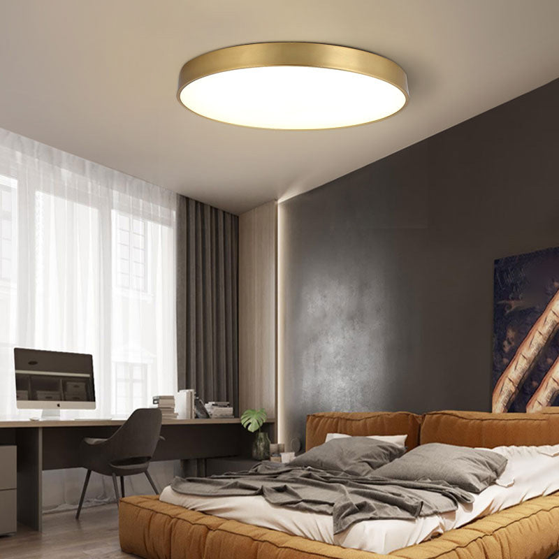 Arisha Modern Rund LED Deckenleuchte Metall Schlafzimmer Wohnzimmer Flur