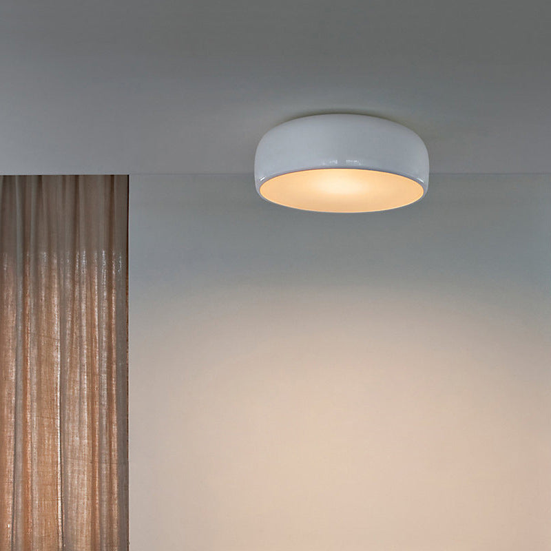 Arisha Modern LED Deckenleuchte Schale Wohnzimmer, Schwarz/Weiß, Metall Acryl