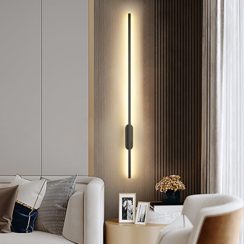 Nomk Schwarz Line Rechargeable Wandleuchte