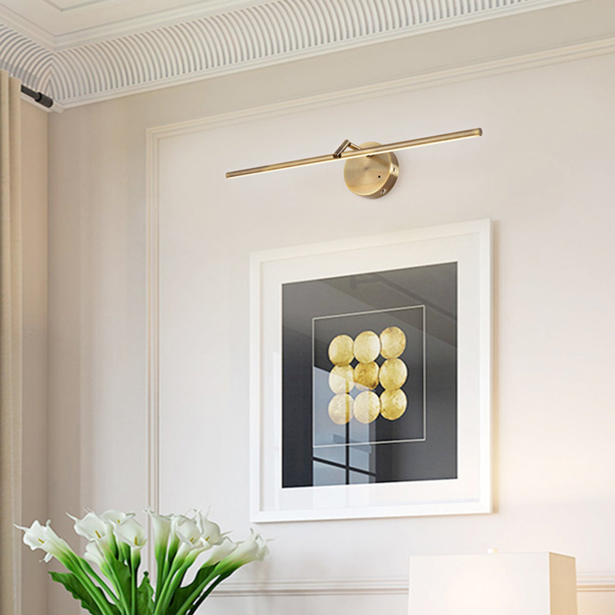 Suly Slim Gold Wiederaufladbare Wandleuchte