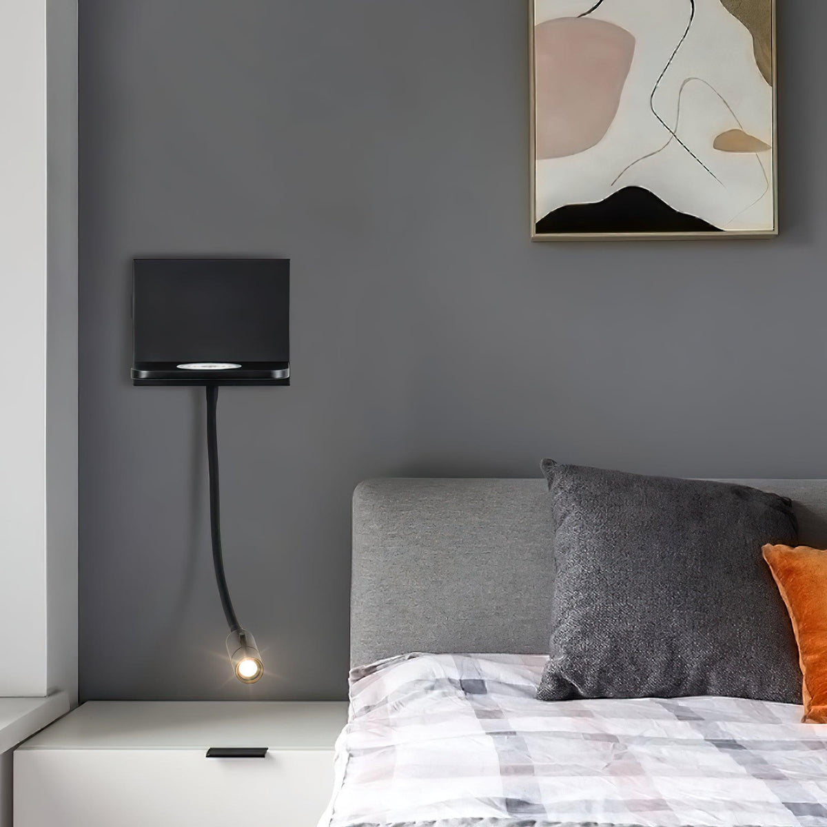 Vectra zeitgenössische minimalistische LED-Wandleuchte