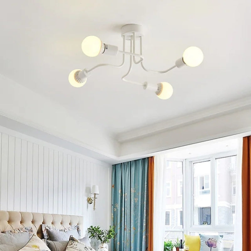 Moderne Deckenleuchte aus Eisen für Schlafzimmer, Wohnzimmer
