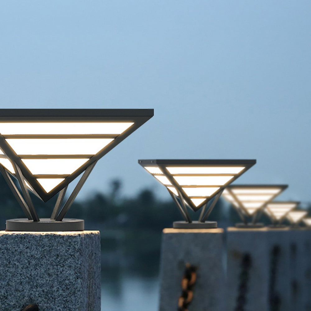 Ray Modern LED Außenleuchte Schwarz Garten/Terrasse/Balkon