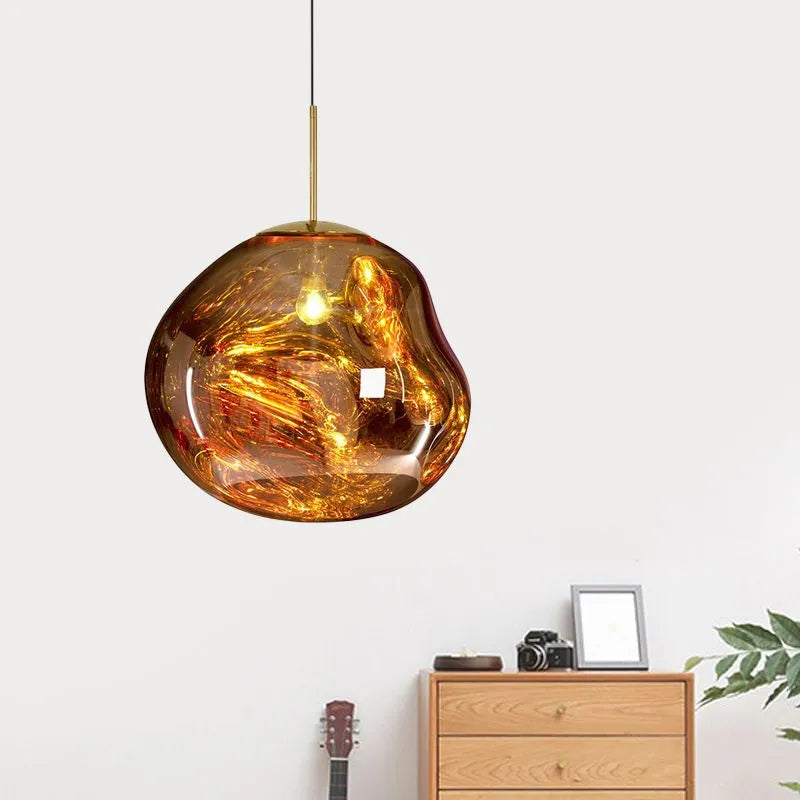 Valentina Melt  Pendelleuchte in Lavaoptik