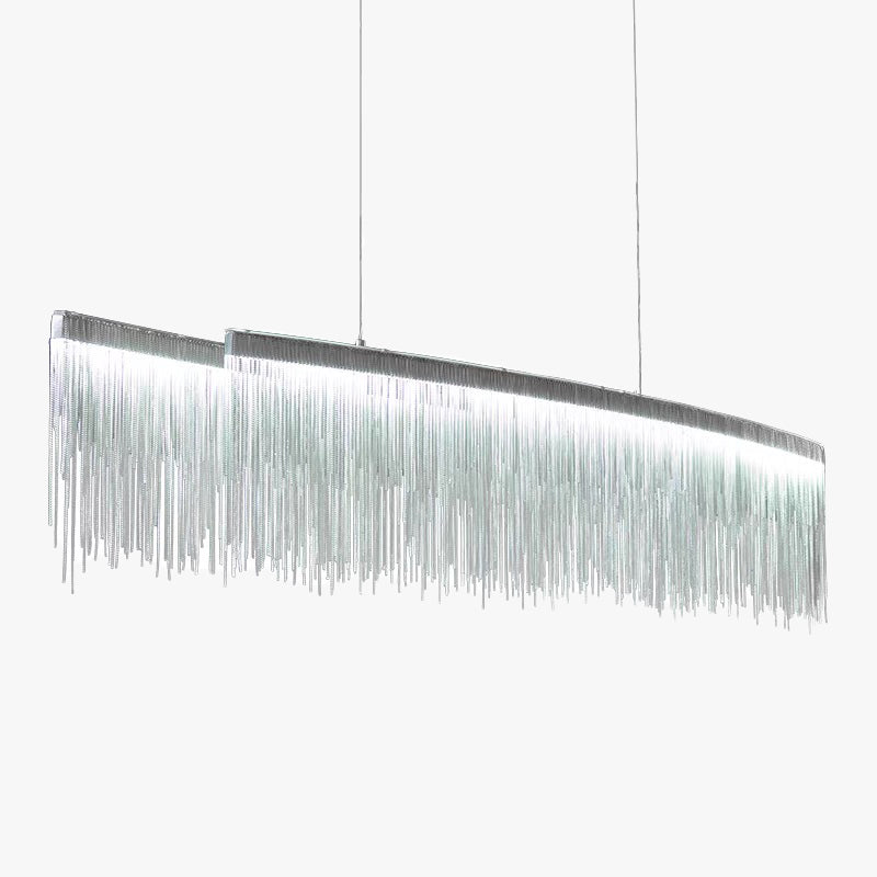 Kristy Modern Quasten Kronleuchter Gold/Chrom LED Metall Esszimmer