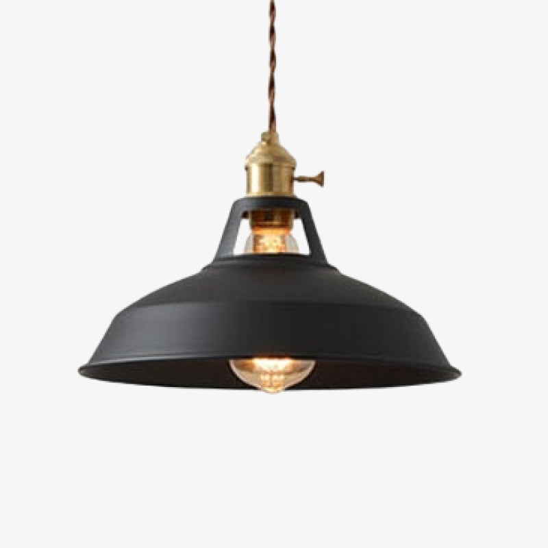 Valentina Industriell LED Pendelleuchte Metall Glas Sieben Farben Wohnzimmer Schlafzimmer