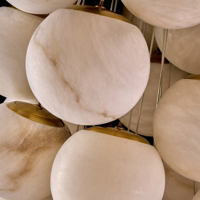 Gaia Alabaster Pendelleuchte Kronleuchter